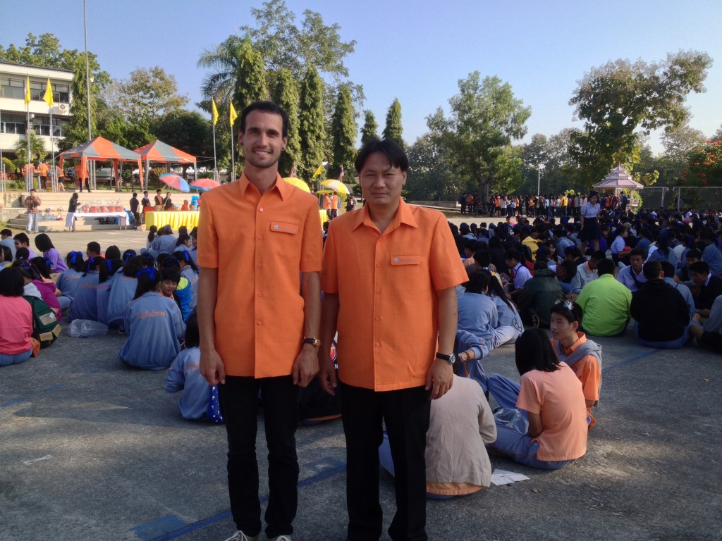 Kru Thanapat - head of the English Department and a fantastic man to work with.