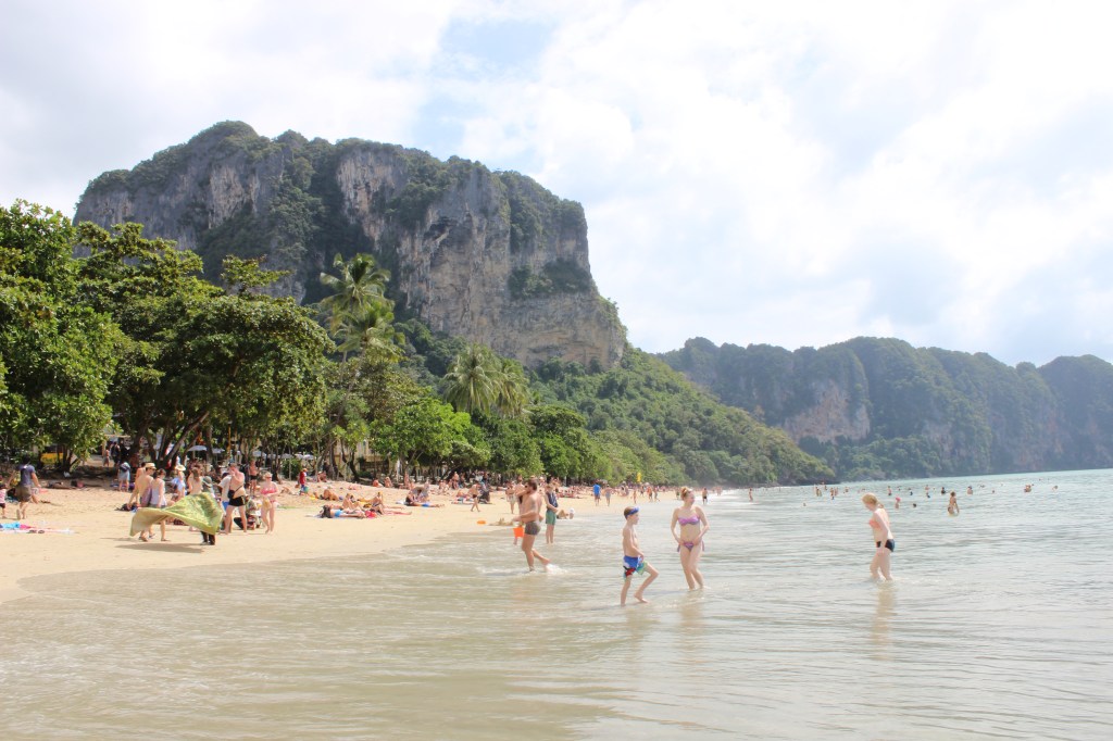 Ao Nang beach in Krabi, for New Year's break.