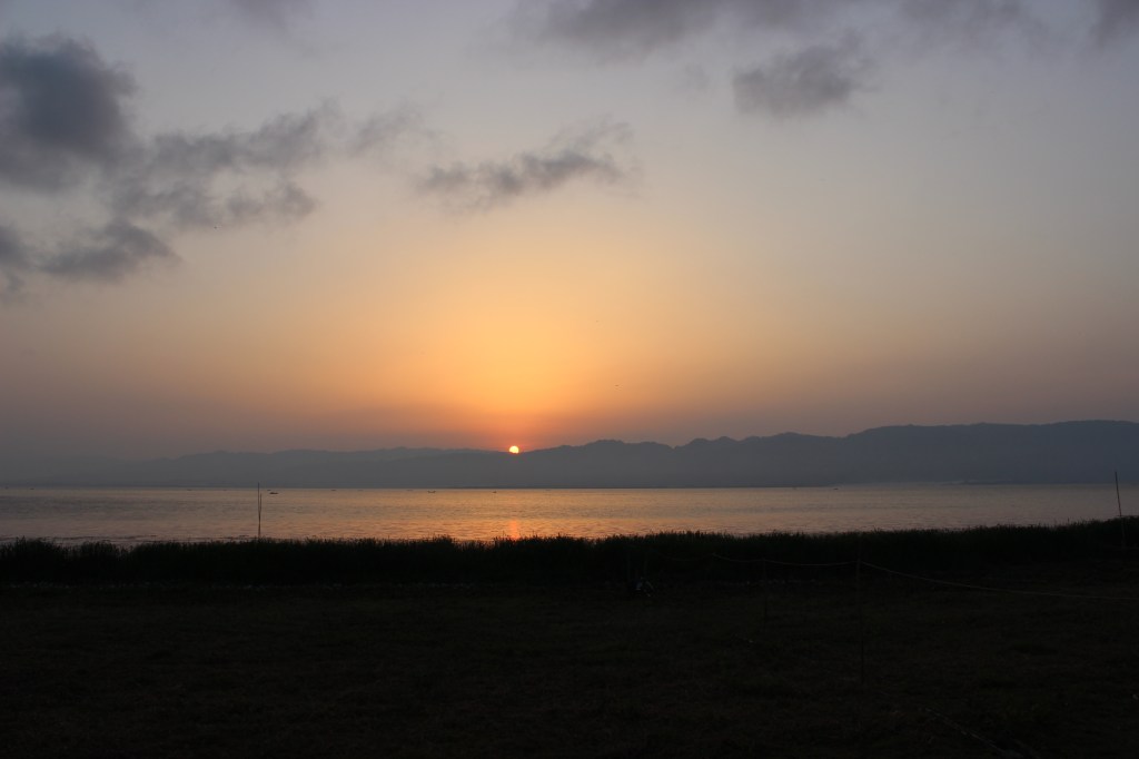 Sunrise from my window.