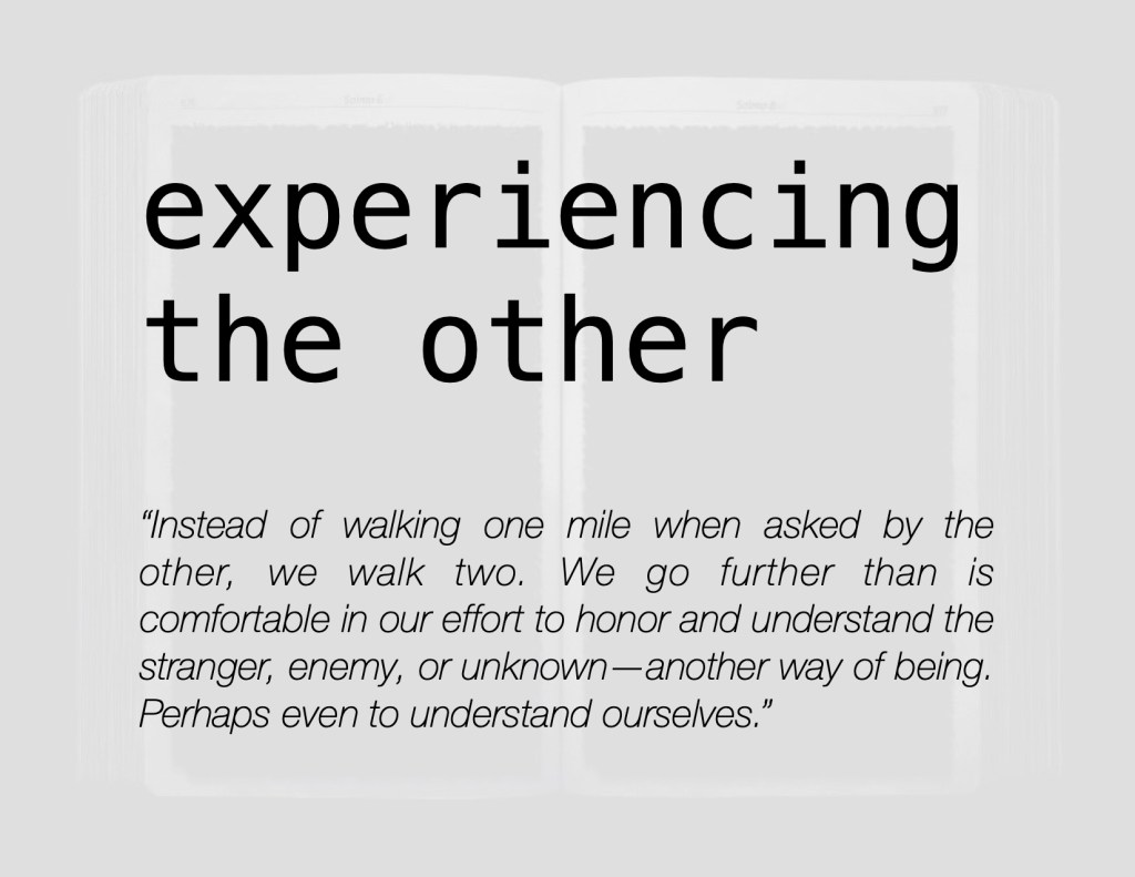 experiencing the other